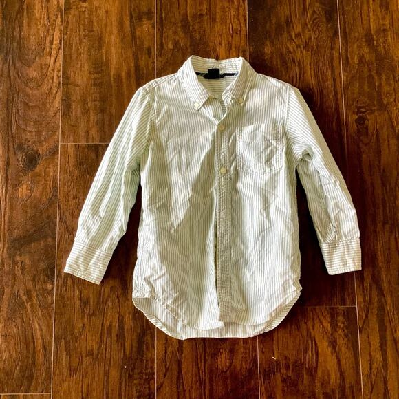 GAP Kids Striped Button Down - Picture 1 of 5